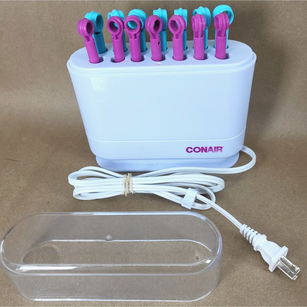 Conair Hot Sticks 14 Flexible Curler Rollers Purple Teal Hair Curlers HS18WR